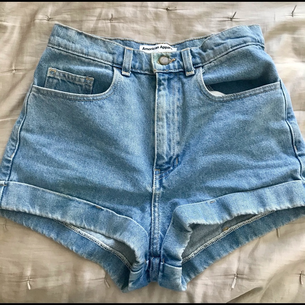 American Apparel Denim Shorts